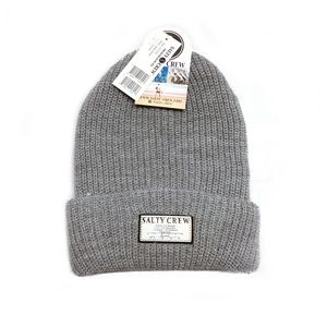 Salty Crew gray beanie new with tag.